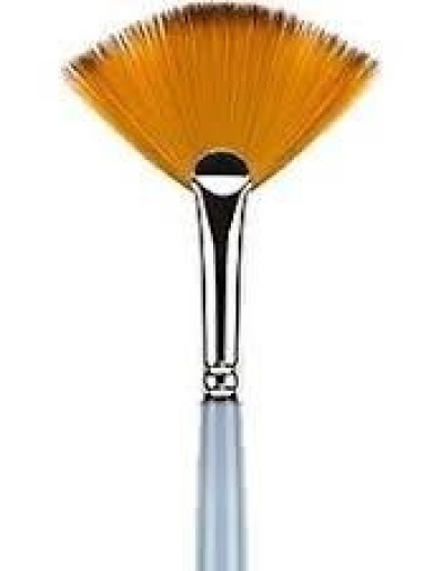 1 Pc Fan Bristle Brush No#8