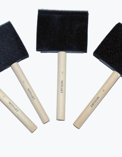 4 Pcs Header Sponge Set with Wooden Stick